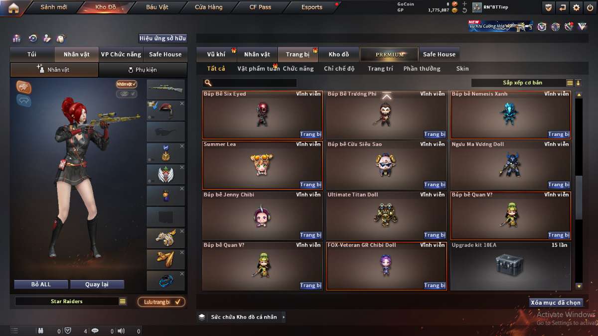 shop acc cf uy tin gia re
